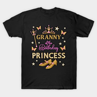 Granny Of The Birthday Princess Family Matching T-Shirt